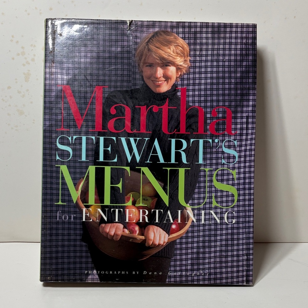 Martha Stewart Menus for Entertaining  vintage 1990s